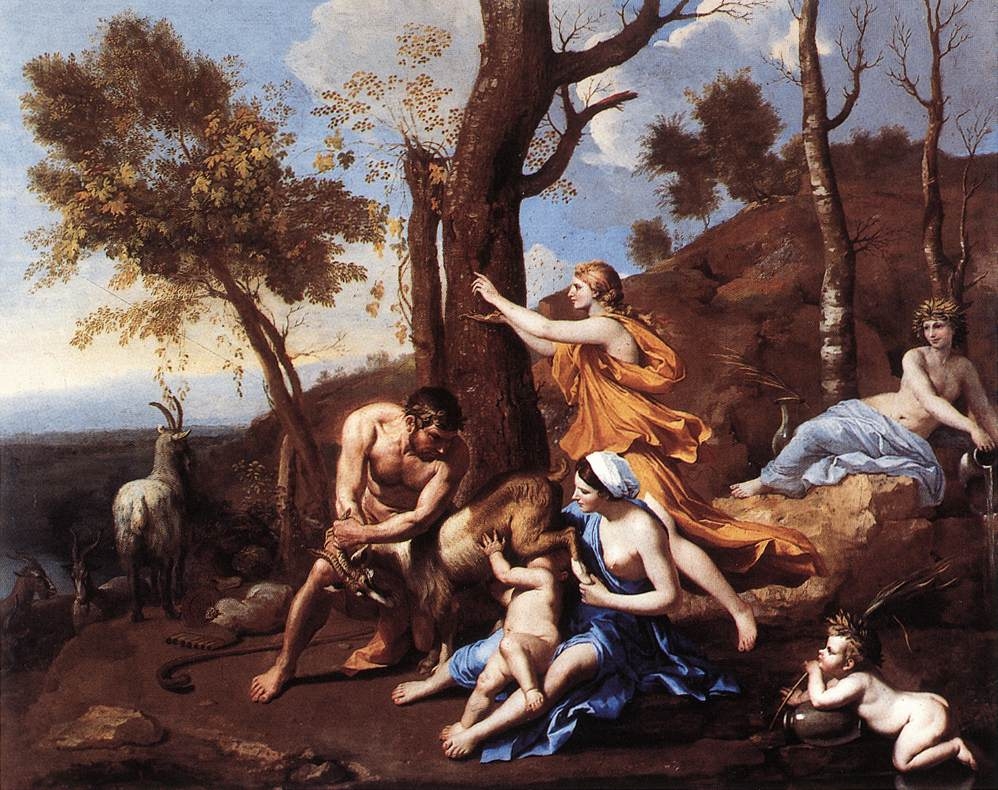 Poussin, Nicolas (1594-1665) - The nurture of Jupiter.JPG